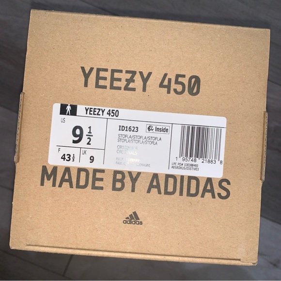 Yeezy 450 stone Flax size 9.5 M - Picture 15 of 15